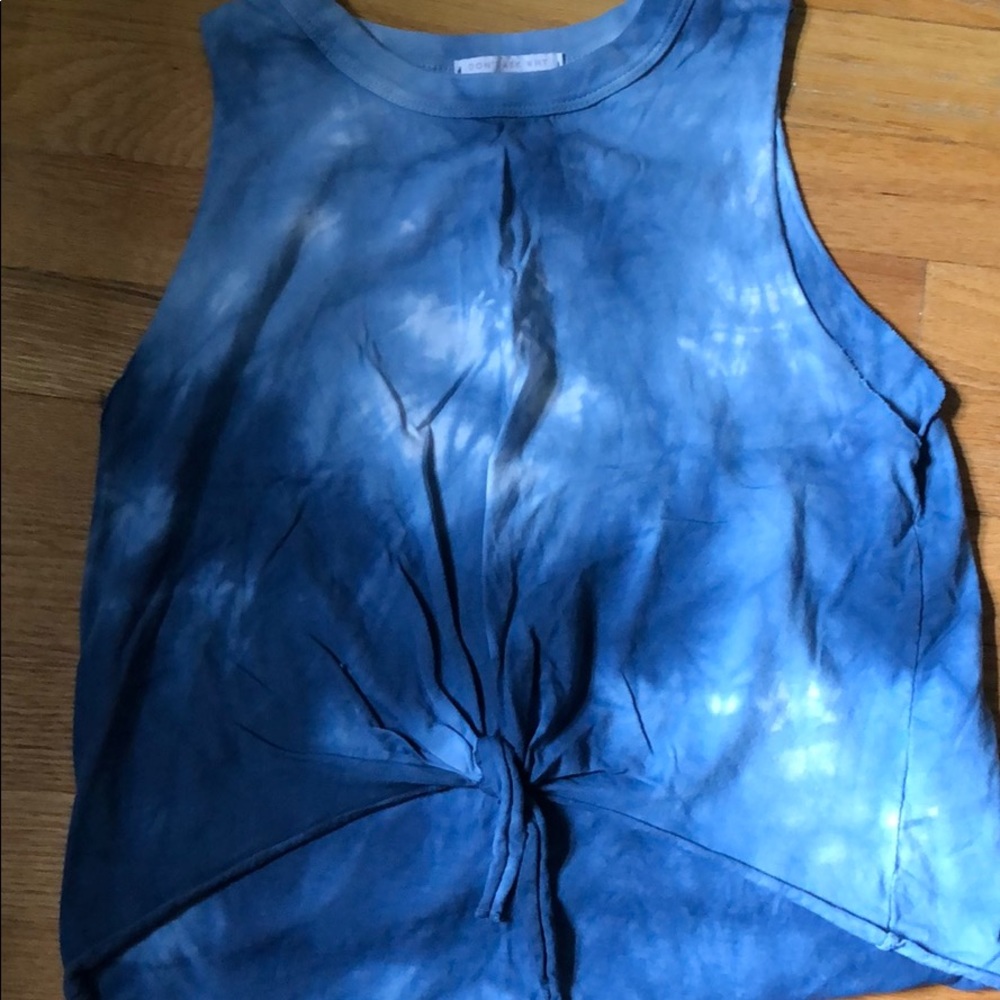 Don’t Ask Why blue tie dye tank!